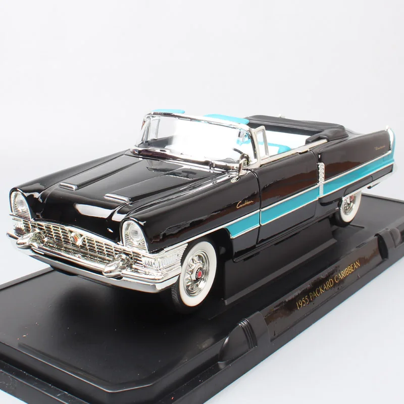 

Famous Road Signature 1:18 big vintage car 1955 Packard Caribbean Spyder Diecast Toy Vehicle 1:18 scale cars model for collector