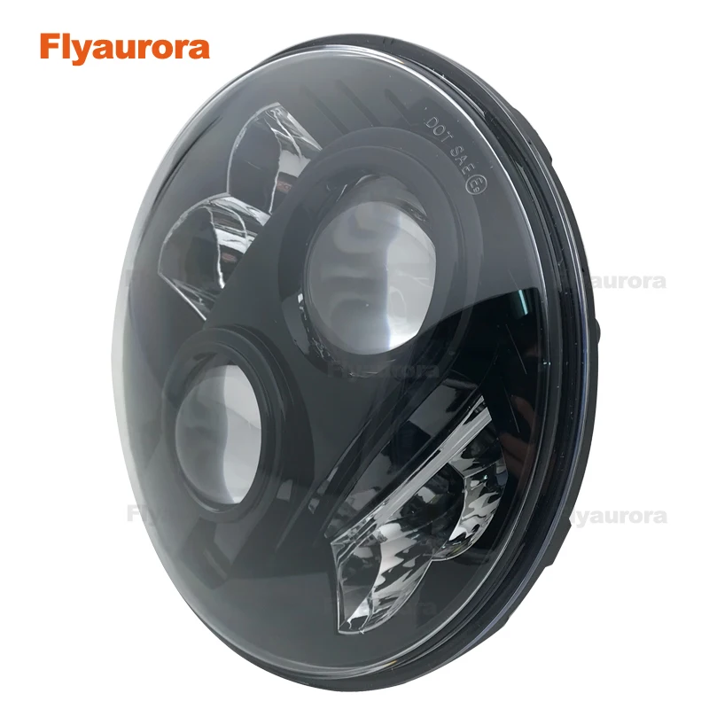 2X80W 7 12V head lamp Hilow beam white light with