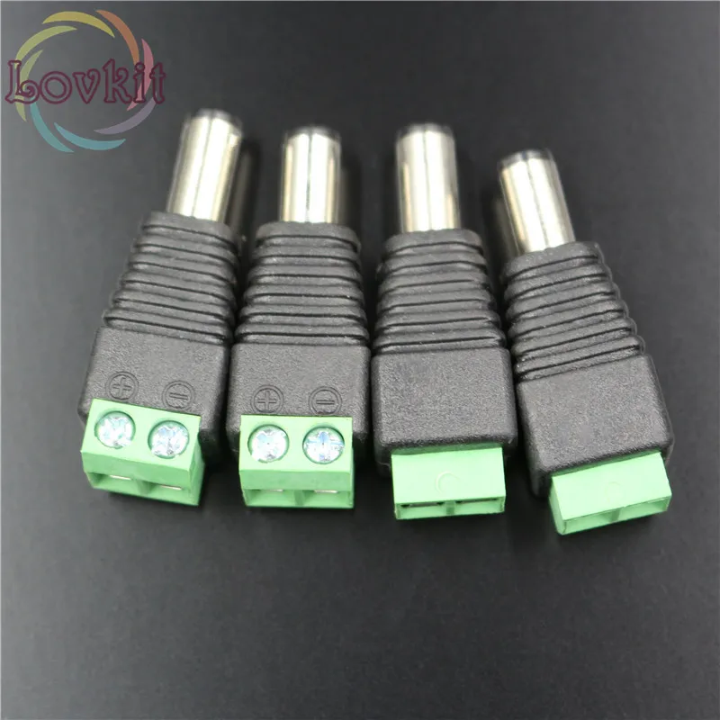 5 шт. штекеры для светодиодной ленты 5050 / 3528 SMD|cable for led strip|led jackled strip connector cable |