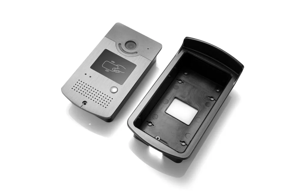 Yobangsecurity 4.3 "дюймов Цвет видео-телефон двери Водонепроницаемый Камера Мониторы дождевик с Дверные звонки охранных RFID брелков