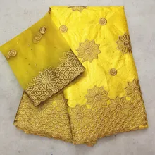 Раковина riche getzner желтая кружевная ткань Базен riche getzner bazin broder жаккардовая парча ткань нигерийская scarf7yard/lotHLB