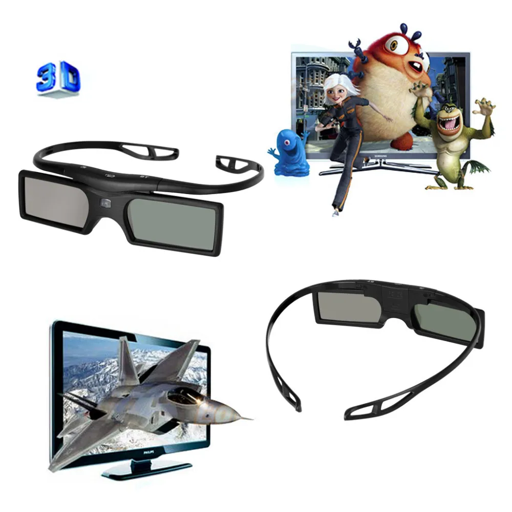 Bluetooth 3D затвора активные очки для samsung/Panasonic для sony 3D tv s универсальные ТВ 3D очки