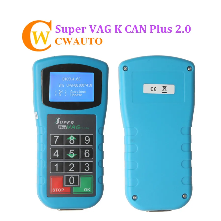 Супер VAG K + CAN Plus 2 0 Коррекция одометра программатора ключа для диагностического