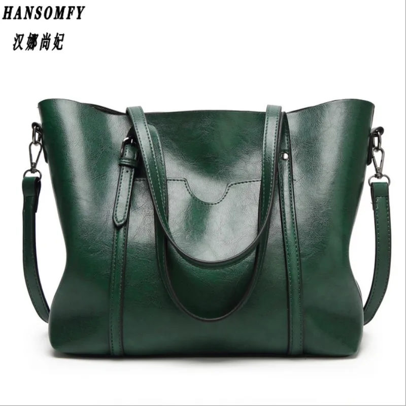 Натуральная кожа женские сумки новые женские корейские модные сумки через плечо милые сумки через плечо - Цвет: Зеленый