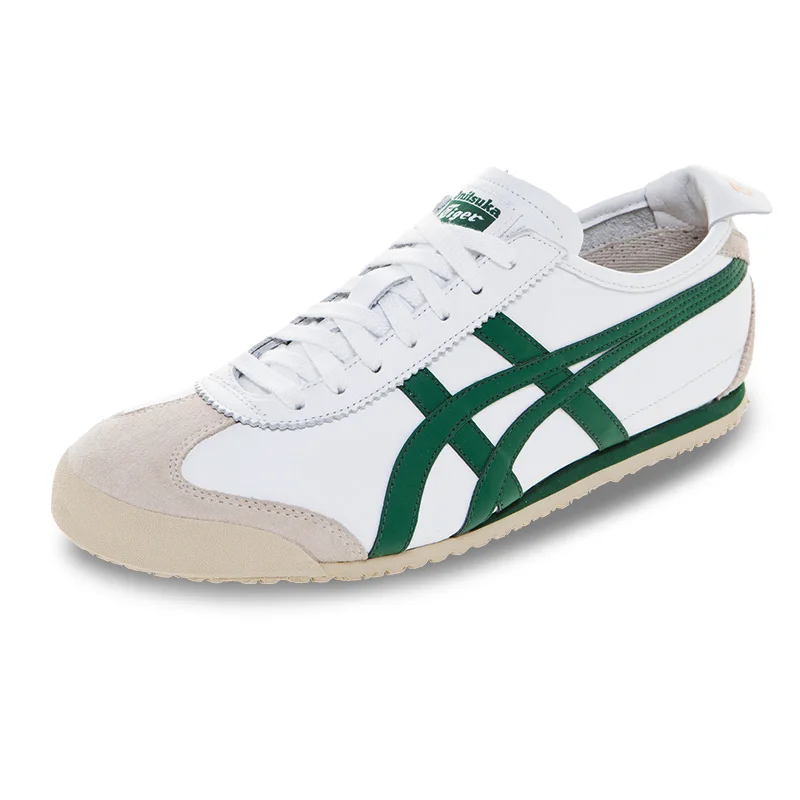 Onitsuka Tiger Mexico 66 White And Green Rubber Sole Anti-slippery ...