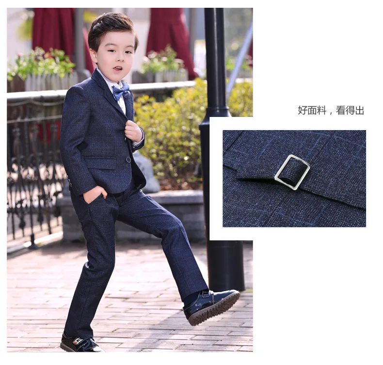  Boys Suits set Formal Boys Clothes children Wedding clothing Blazer Piano Costume back to School (6)