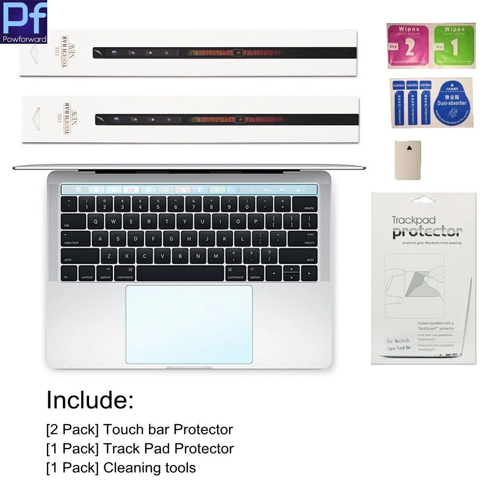 5в1 для Macbook Pro 13 15 дюймов защита сенсорной панели + накладка трека Накладка пленка