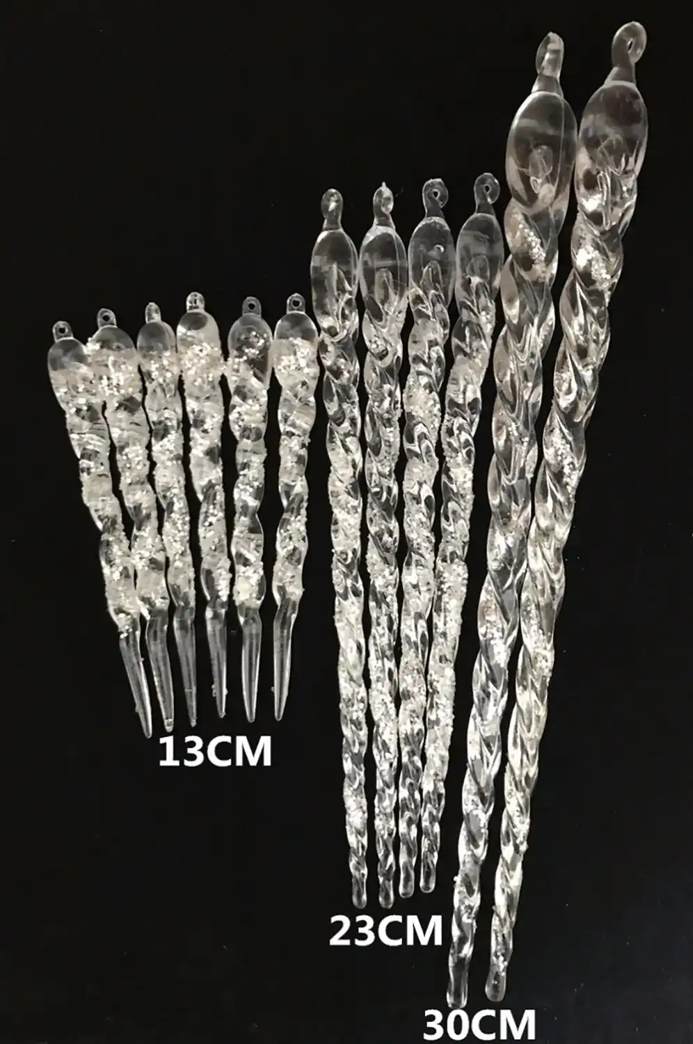 Pack Of 12 Clear Acrylic Hanging Icicle Ornaments For Christmas Tree Wedding Parties Decoration 5 Inch 9 Inch Ornaments For Christmas Ornaments For Weddingchristmas Ornaments Icicles Aliexpress