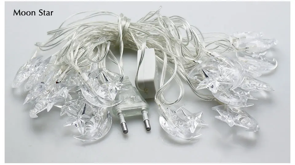 LED Holiday Light 4M 220V EU 110V US Plug Waterproof Fairy Star LED String Light for Home Party Holiday Christmas Decor (18)