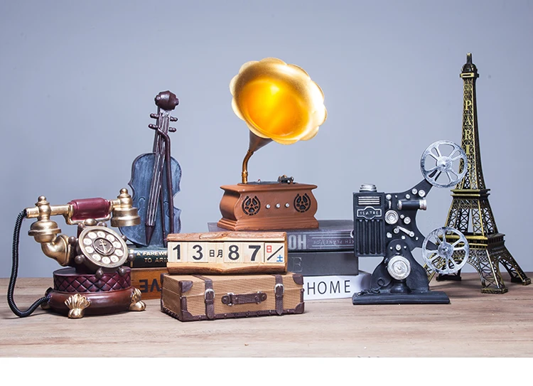 

Retro Decoration Creative Wine Cabinet Retro Coffee Shop Living Room Decoration of American Bar and Home