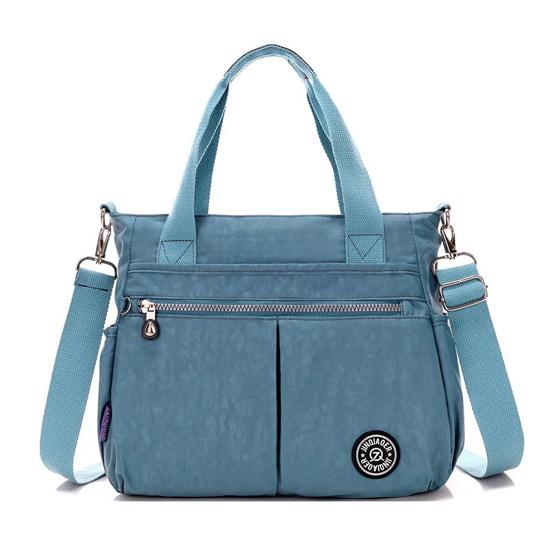 2017 العلامة التجارية أصيلة Crossbody أكياس المرأة السفر زائد حجم حقيبة يد متعددة الوظائف للماء النايلون حقيبة ساع