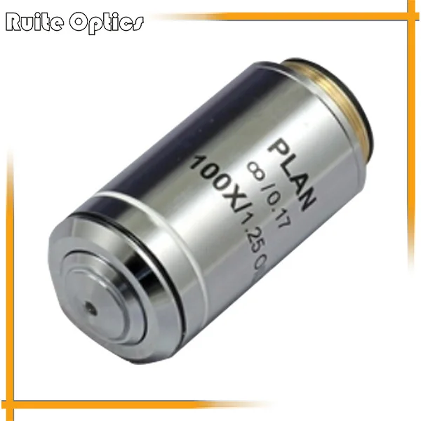 

100x Infinity Plan Objective Lens Biological Microscope Achromatic Objective Lens for Infinity Microscope