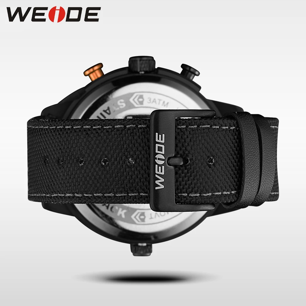WEIDE Новые спортивные черные модные и повседневные автоматические карманные часы