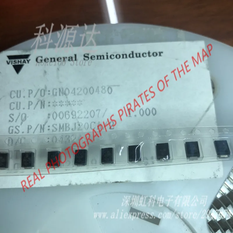 

50pcs/lot SMBJ20CA DO-214AA In Stock