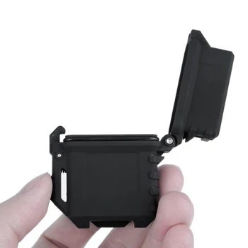 

No liner Camping Equipment Tactical Lighter Four Color Storage Case Universal Portable Box Container Organizer Holder Lighter