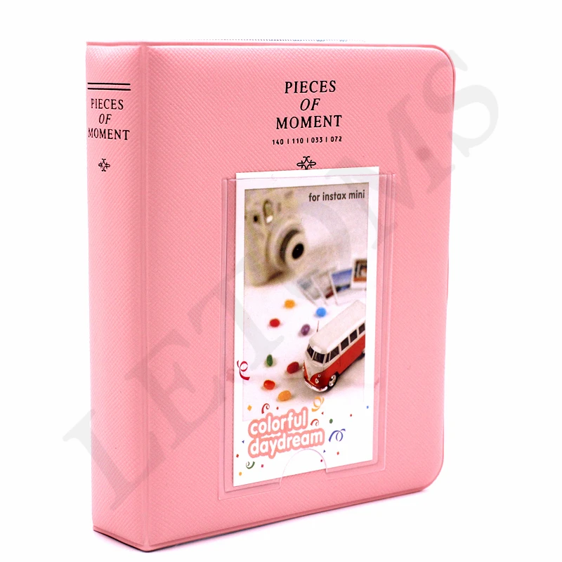 Альбом для фотографий Свадебный чистый цвет 64 кармана 3 дюйма Mini Instant Fuji Instax Polaroid