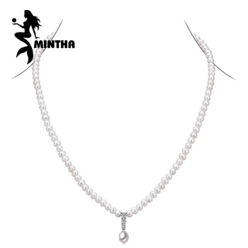 

MINTHA Pearl Jewelry,natural pearl necklace fashion necklaces for love,Bohemia choker necklace for women wedding engagement