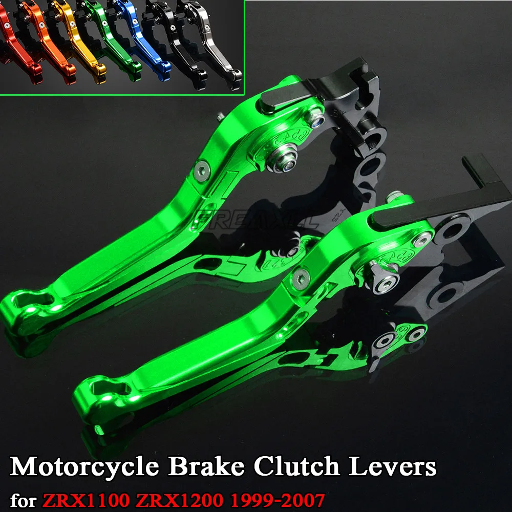 Для Kawasaki ZRX1100 ZRX1200 ZRX 1100 1200 1999-2007 CNC алюминиевые мотоциклетные Рычаги Тормозная система сцепления складные