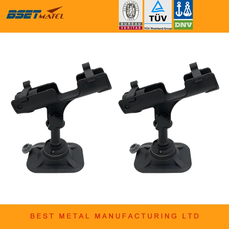 

2 Pieces Fishing Rod Rack Holder Rest Adjustable Removable can glue to Kayak Boat Support Boat Fishing Accessories Pole Bracket
