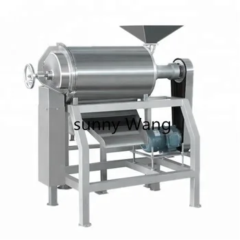 

single channel stainless steel mango pulper /fruit pulp juice making machine/mango puree extractor