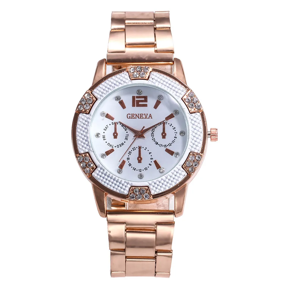 

Stainless Steel Quartz Bracelet Wrist Watch watch women rose gold clock women 2019 women's watches of the famous luxury brand