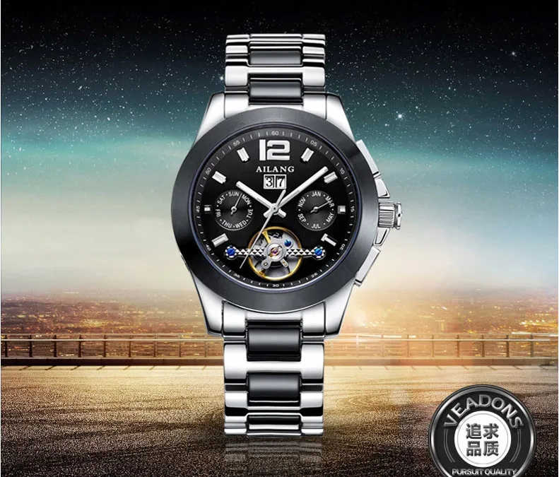 Brand Classic Multi-functional Designer Men Tourbillon Mechanical Watches Calendar Week Business Dress Wrist watch Relojes W014 Brand Classic Multi-functional Designer Men Tourbillon Mechanical Watches Calendar Week Business Dress Wrist watch Relojes W014