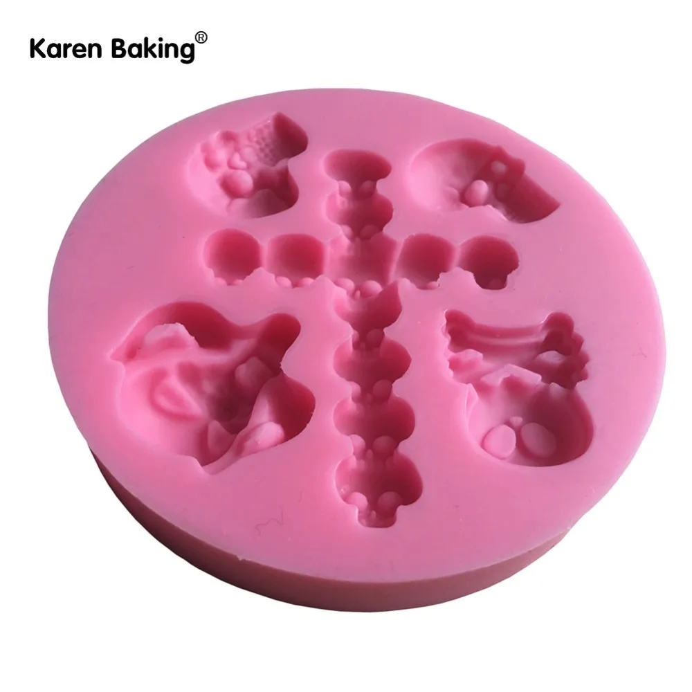 Череп и крест силиконовые формы для украшения торта из помадки 3D формы торта- C756
