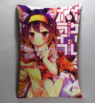 

Anime Manga NO GAME NO LIFE The Game Of Life 40*60cm Pillow Case Cover Seat Bedding Cushion 002