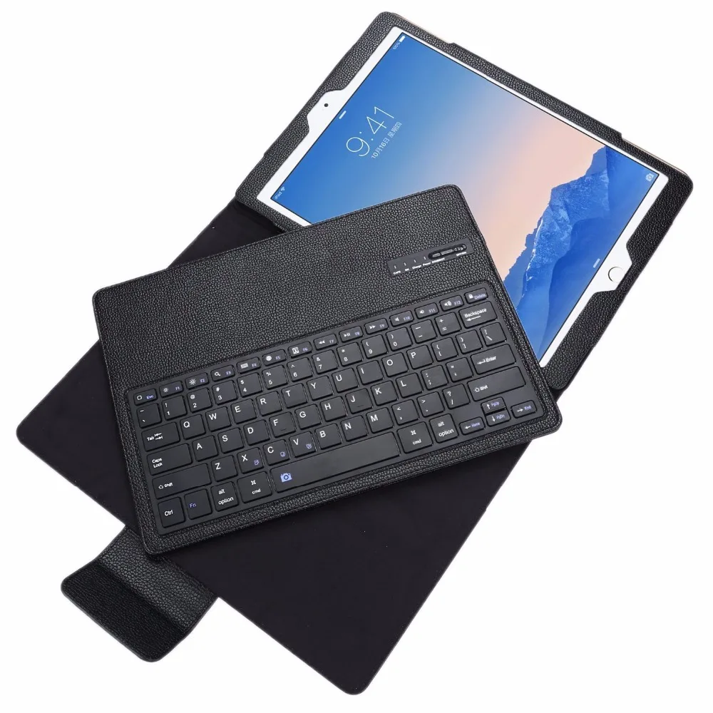 Роскошный чехол Kemile с Bluetooth клавиатурой для iPad pro 12 9 (2017) беспроводная клавиатура