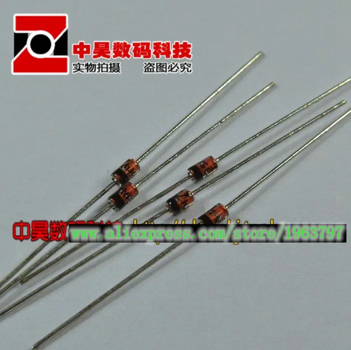 

10pcs/lot 1N4756 IN4756 1W47V line Zener diode