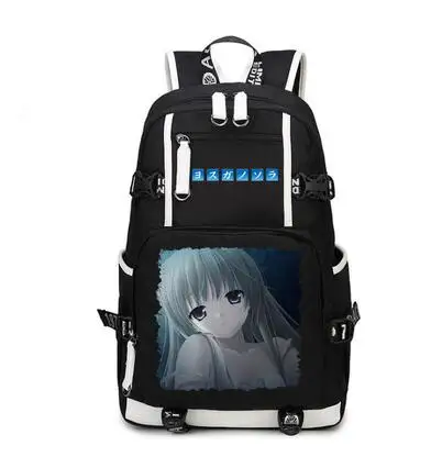 

High Q STUDENT Anime Backpack Adventure Loving Game In solitude where we are least alone Backpack Kasugano Haruka School Bag