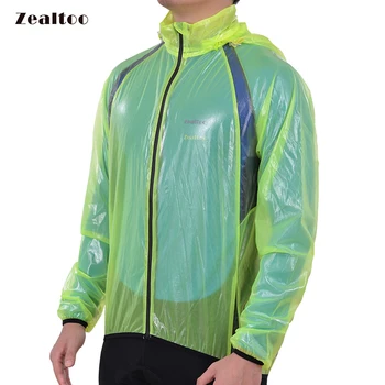

Zealtoo MTB Cycling Jersey MultiFunction Jacket Rain Waterproof Windproof TPU Raincoat Bike Bicycle Equipment Clothes 4 color