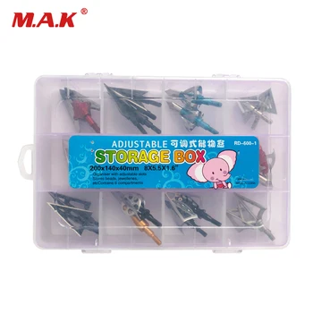 

Adjustable Hunting Arrow Tip Head Storage Box for Arrow Tip Replace Outdoor Archery Hunting Shooting
