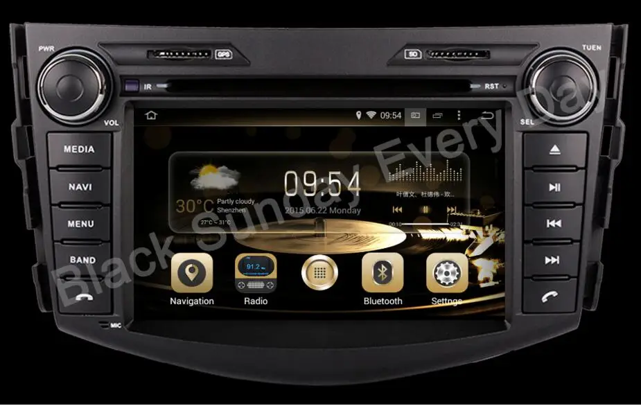 2 Din Android car stereo radio for TOYOTA RAV4 RAV 4 2006-2012 head unit car gps navigation car dvd player DVD 7 inch HD screen