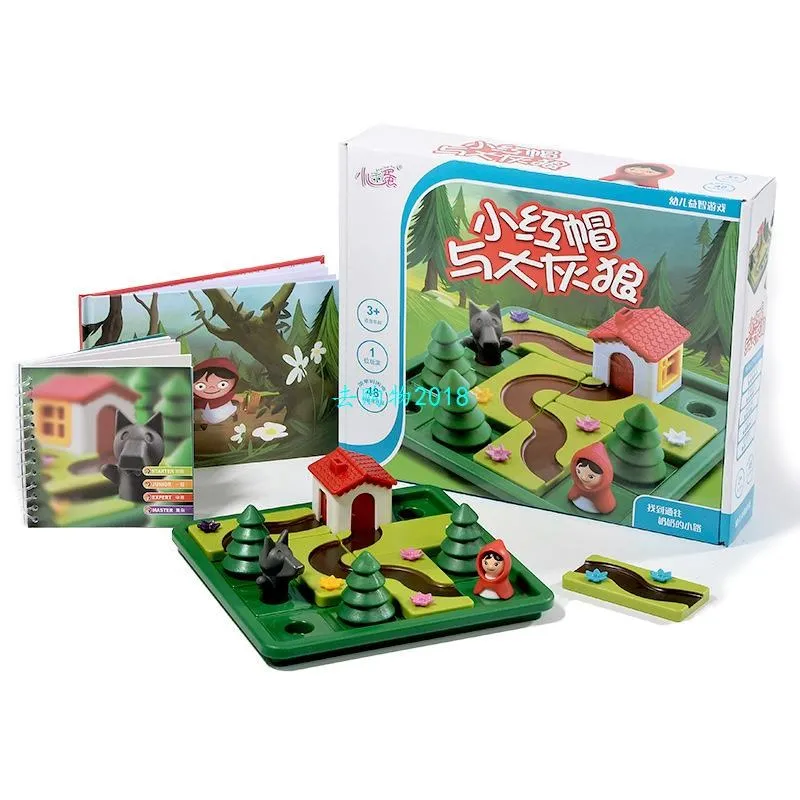 Little Red Riding Hood Smart IQ Challenge Board Games Puzzle Toys For Children Speelgoed Brinquedo eudcational toys Little Red Riding Hood Smart IQ Challenge Board Games Puzzle Toys For Children Speelgoed Brinquedo eudcational toys