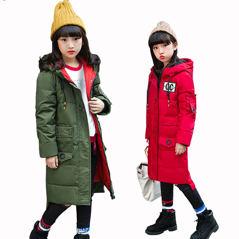 90% White Duck Down Coat Children's Down Jackets Coat Winter Girl Thick Duck Down Feather Jacket Outerwear Cold Winter -30Degree цена 90% White Duck Down Coat Children's Down Jackets Coat Winter Girl Thick Duck Down Feather Jacket Outerwear Cold Winter -30Degree цены онлайн