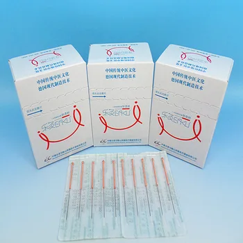 

0.35/40/50/60mm disposapble copper handle rectangular sharp needle acupuncure needle genuine ultra-fine needle beauty massage