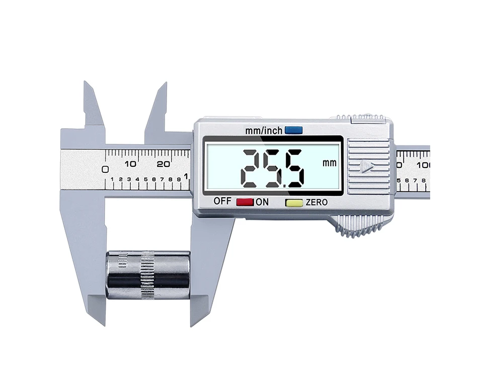 150 мм Пластиковый штангенциркуль цифровой электронный цифровой штангенциркуль микрометр с ЖК-дисплеем линейка глубина измерительные инструменты переключаемый метрический