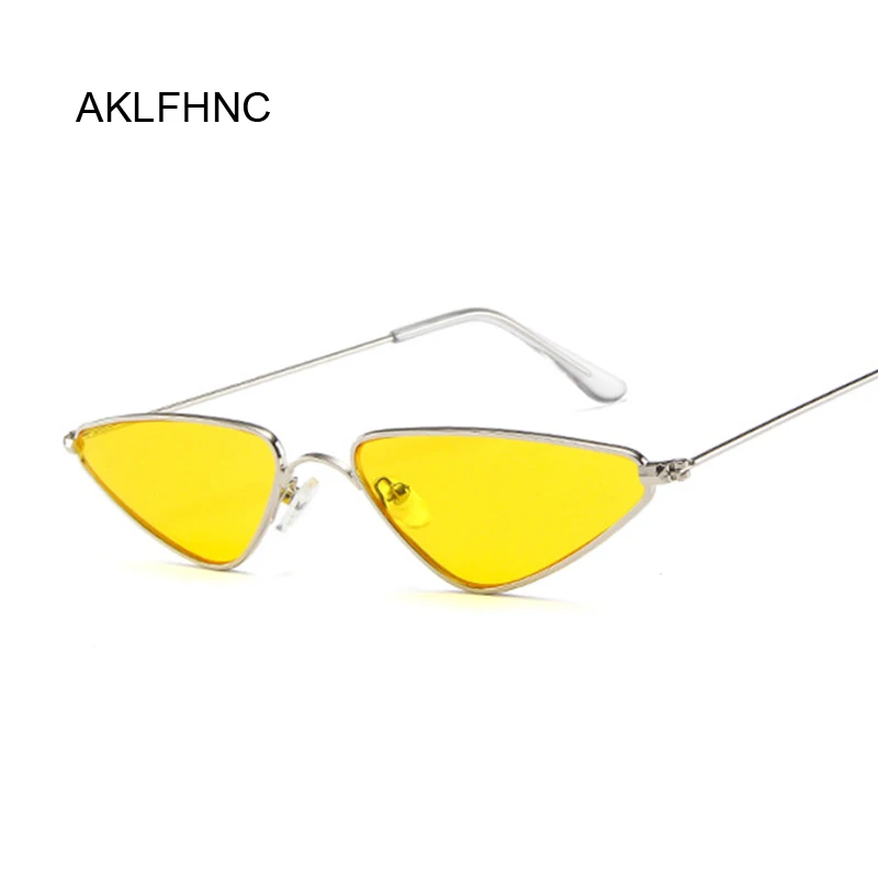 Милые сексуальные женские солнцезащитные очки кошачий глаз, Женская Металлическая оправа, Модные Винтажные Солнцезащитные очки для женщин UV400