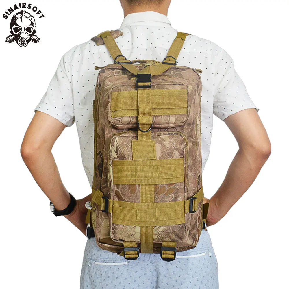 3P Military Bag Army Tactical Outdoor Camping Men's Military Tactical Backpack Oxford for Cycling Hiking Sports Climbing Bag 30L
