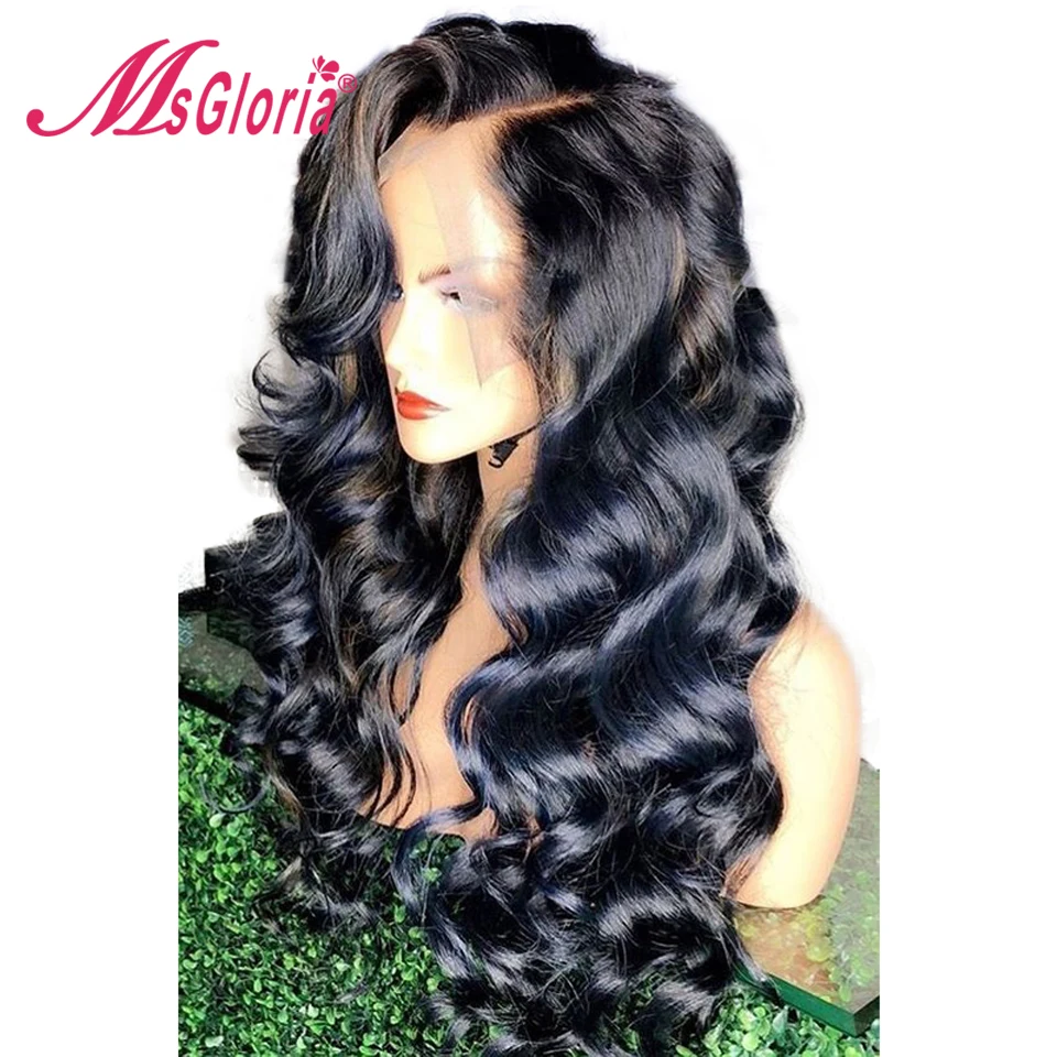 Loose Deep 13*6 Indian Lace Front Human Hair Wigs With Baby Hair Lace