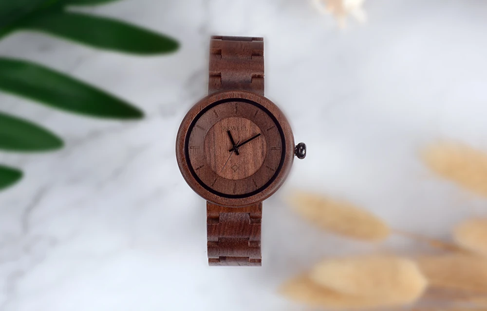 BEWELL WOODEN WATCH