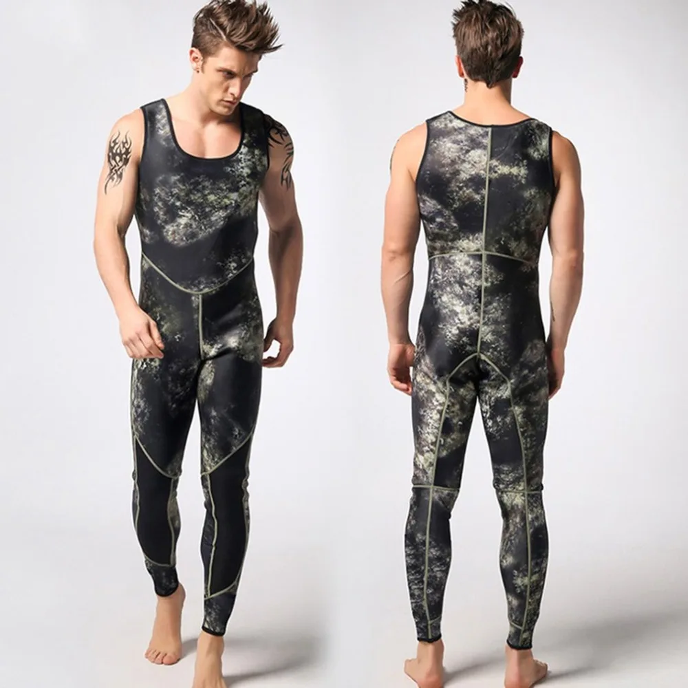 S XXL 3mm Spearfishing Men Underwater Wetsuit Swimming wear resistant