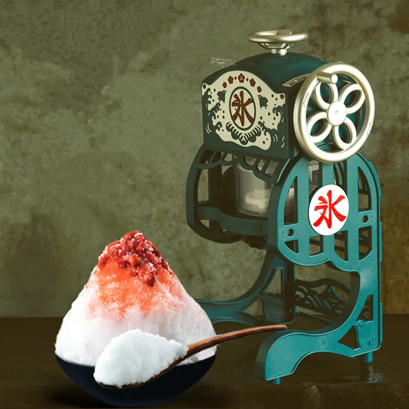 

220V Full-Automatic Electric Ice Machine Snow Ice Crusher Ice Shaver Snow Cone Maker Electric Crusher Snow Drink EU/AU/UK/US