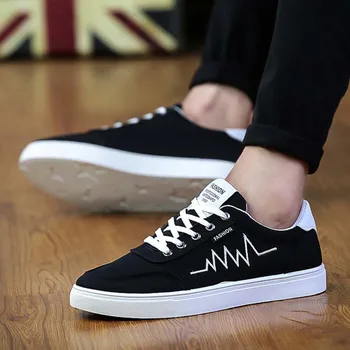 

Autumn Classic Sports Casual Men's Shoes Hard-Wearing And Non-Slip Low-Top Men'S Canvas Shoes Tide Men'S Shoes Male Fours Colors