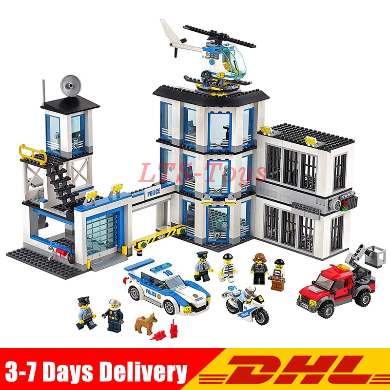 

Lepin 02020 965Pcs City The New Police Station SetChildren Building Blocks Bricks Toys Model Compatible LegoINGLY 60097