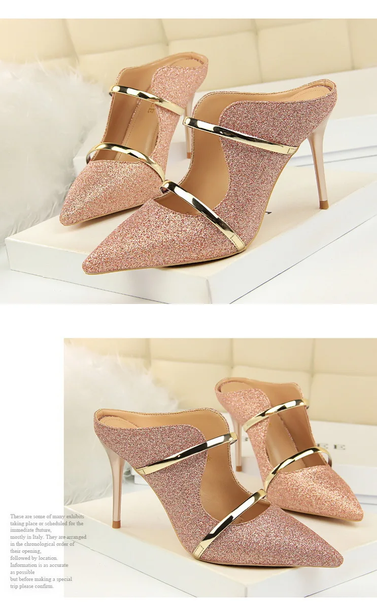 Bigtree/пикантные женские туфли-лодочки с вырезами; модные блестящие свадебные туфли; цвет золотистый, Серебристый; женская обувь на высоком каблуке; женские туфли на шпильке «рюмочка»