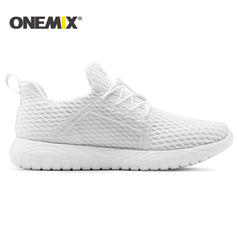 Onemix новая летняя спортивная обувь для мужчин унисекс дышащая сетка легкие кроссовки уличная прогулочная Треккинговая обувь спортивные кроссовки