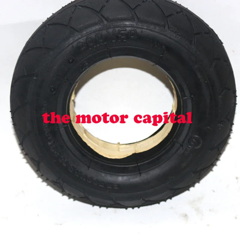 Mobility Scooter wheelchair tire 200 x 50 (8x2) solid/foam filled 200x50 for Razor E100 E125 E200 Scooter Vapo free shipping