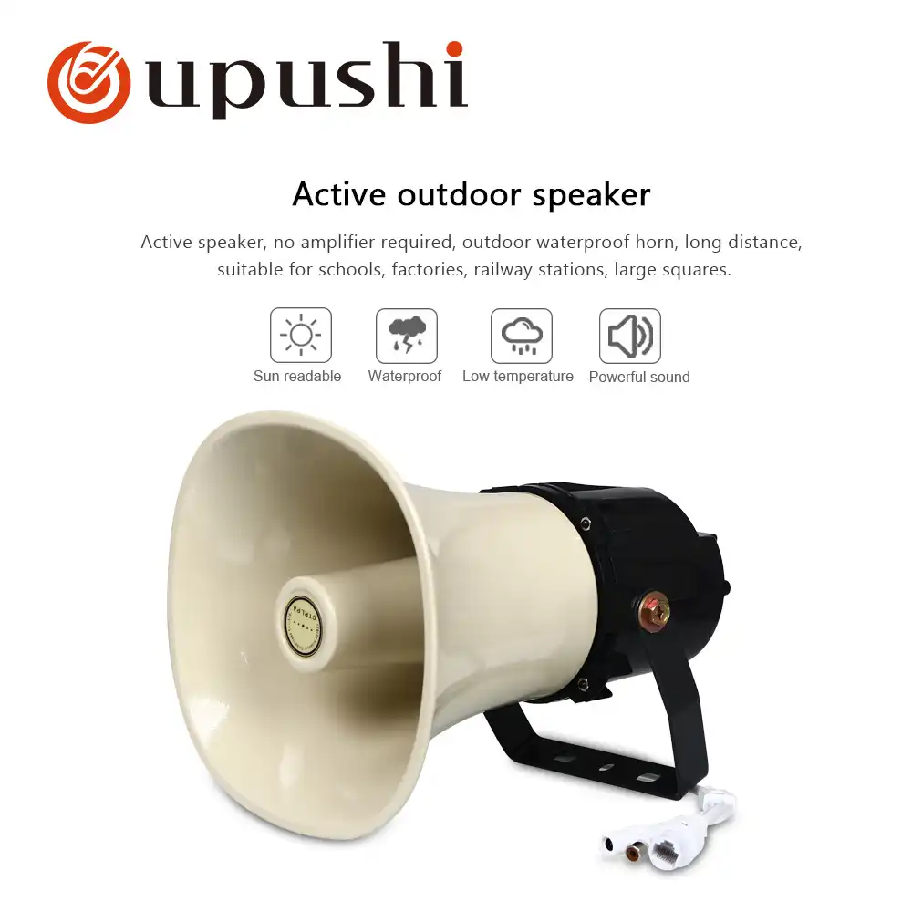active horn speaker